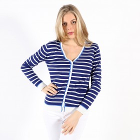 Gilet marinière AMBRE